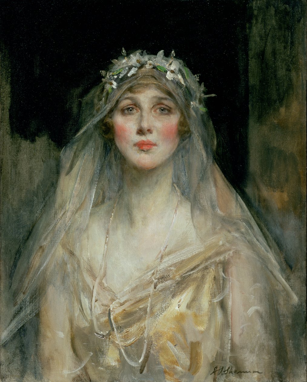 Menyasszony portréja alkotó: James Jebusa Shannon
