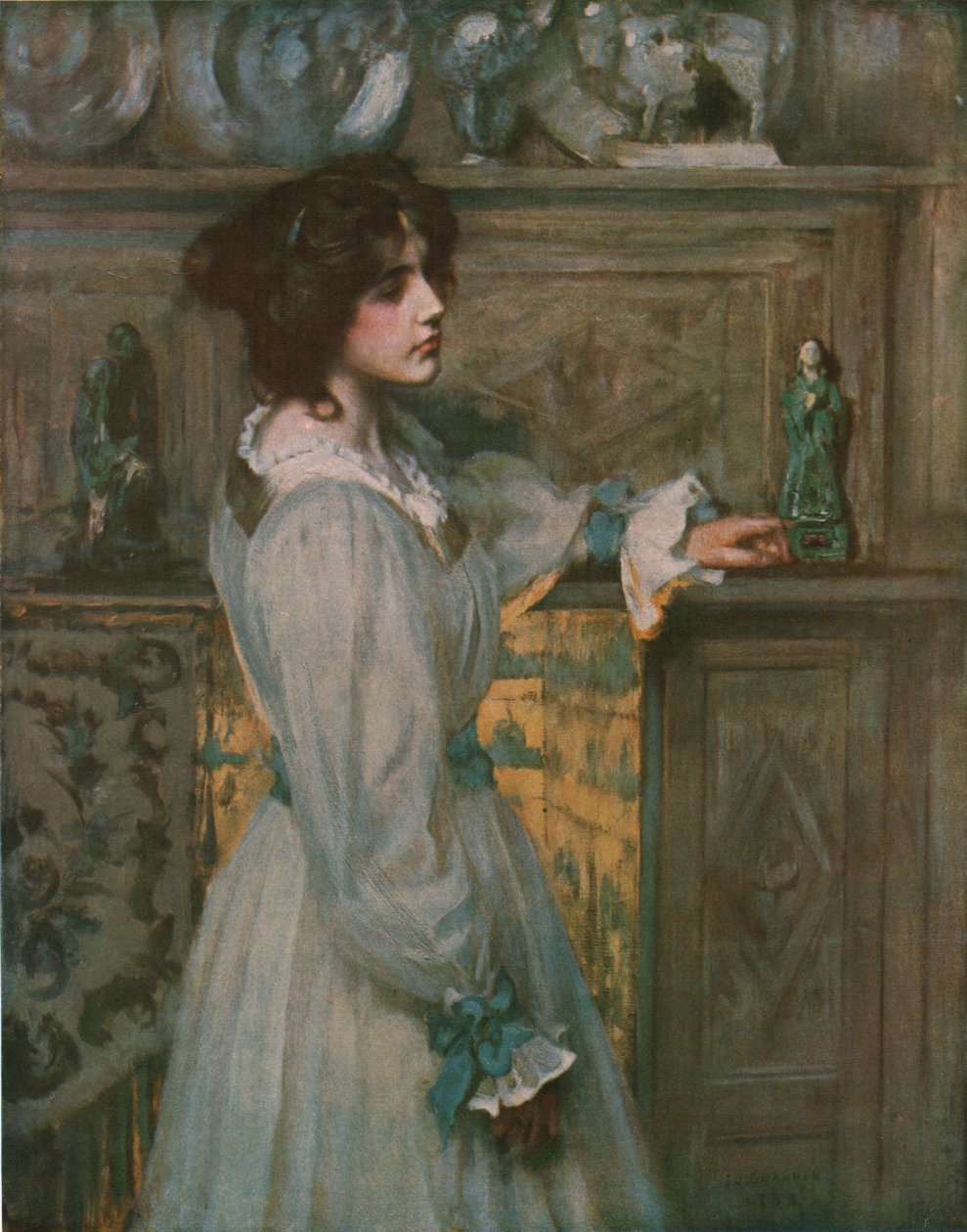 Álmodozás, 1898, 1930. alkotó: James Jebusa Shannon