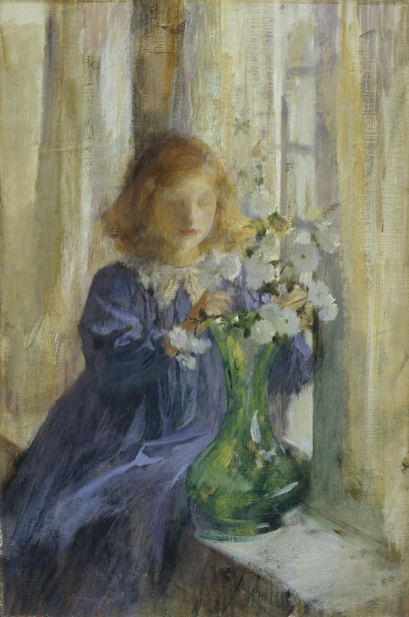 A zöld váza (olaj, vászon) alkotó: James Jebusa Shannon