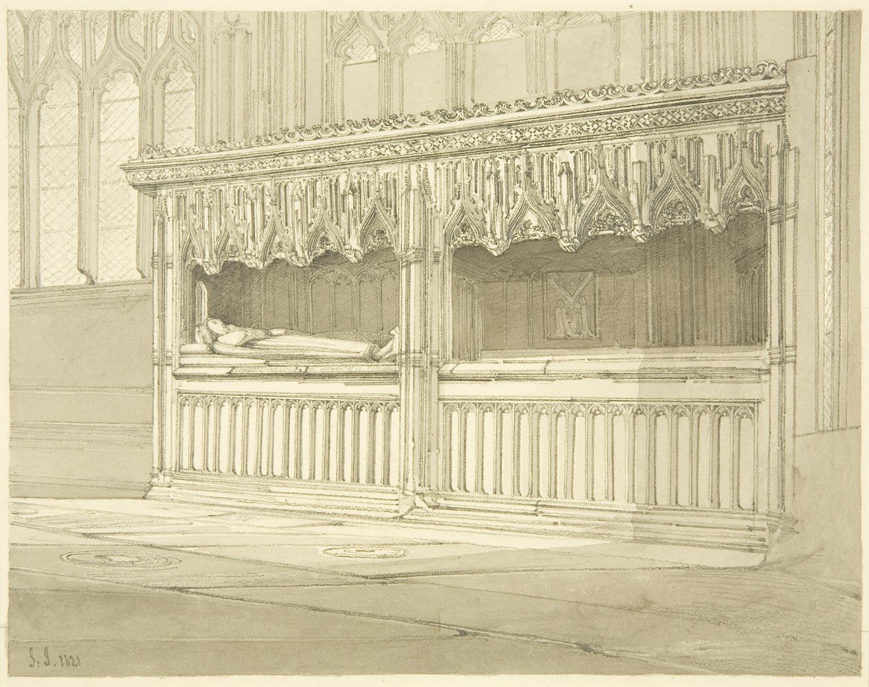 Sir Thomas Mede emlékműve a St Mary Redcliffe-ben alkotó: James Johnson