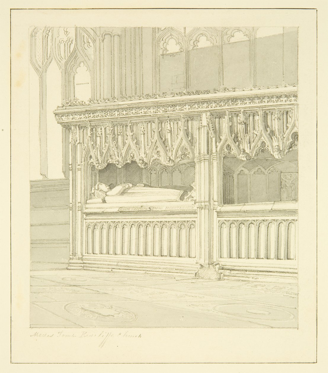 Sir Thomas Mede emlékműve a St Mary Redcliffe-ben alkotó: James Johnson