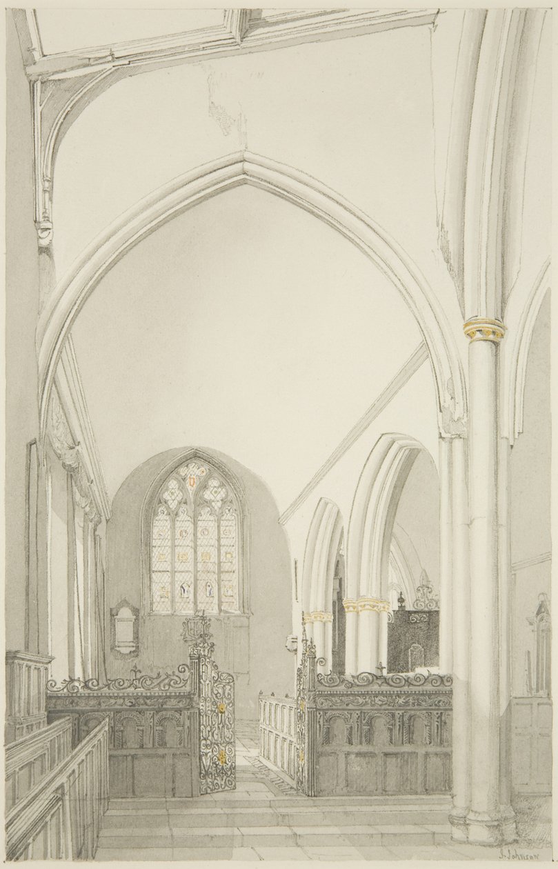 A Weavers-kápolna, Temple Church alkotó: James Johnson