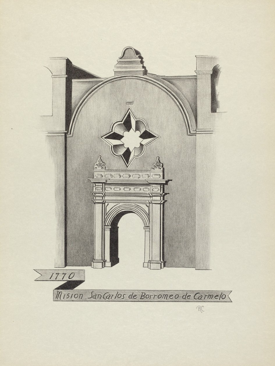 San Carlos de Borromeo de Carmelo misszió alkotó: James Jones