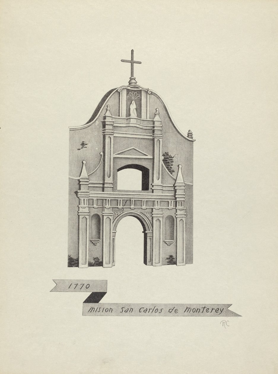 Misszió St. Charles of Monterey alkotó: James Jones