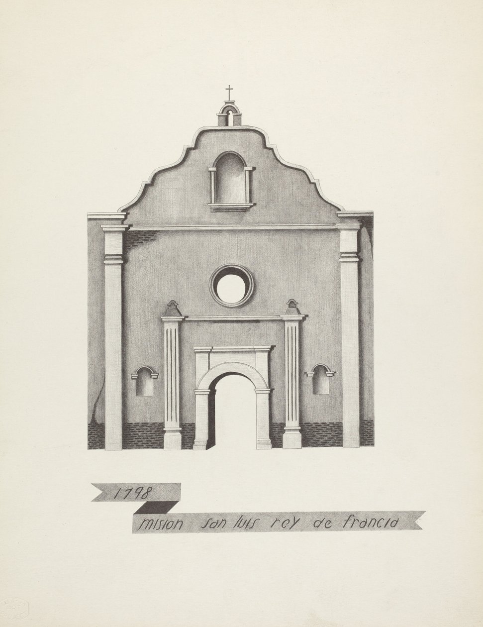 Mission San Luis Rey de Francia alkotó: James Jones