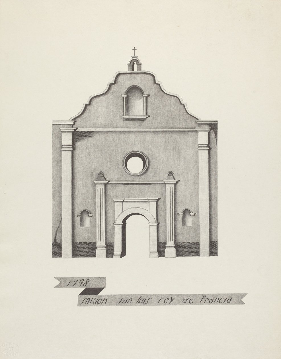 Mission San Luis Rey de Francia alkotó: James Jones