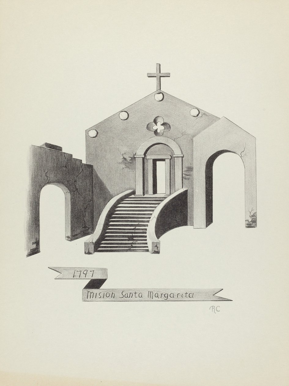 Santa Margarita küldetés alkotó: James Jones