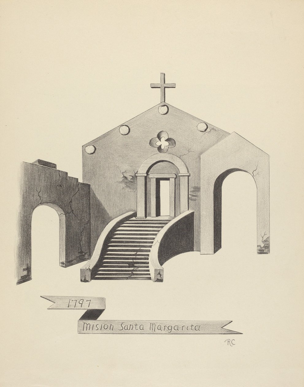 Santa Margarita küldetés alkotó: James Jones