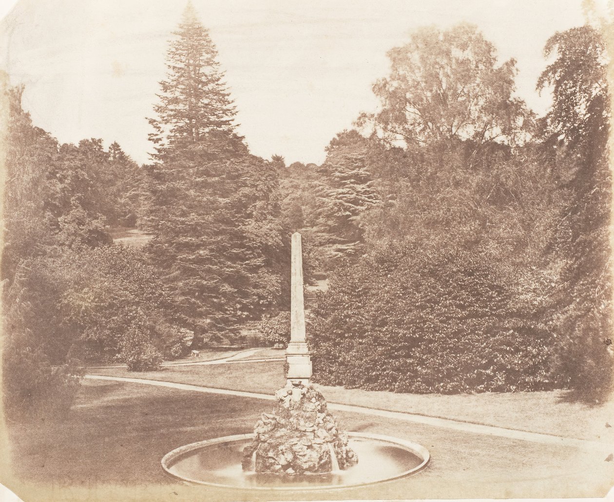 A kertben. Blenheim, 1853-56. alkotó: James Knight