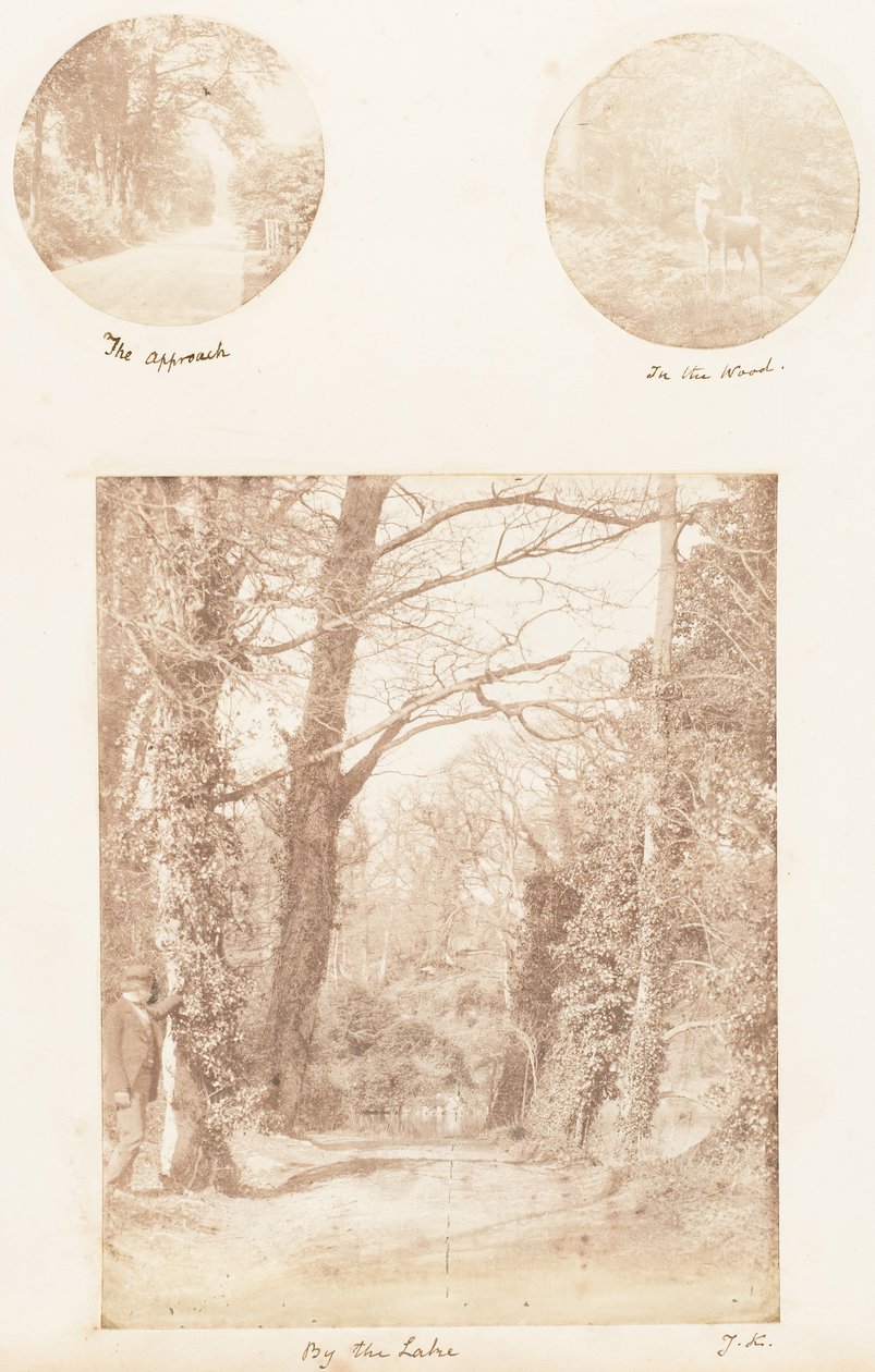 A megközelítés, az erdőben, a tó mellett, 1853-56. alkotó: James Knight