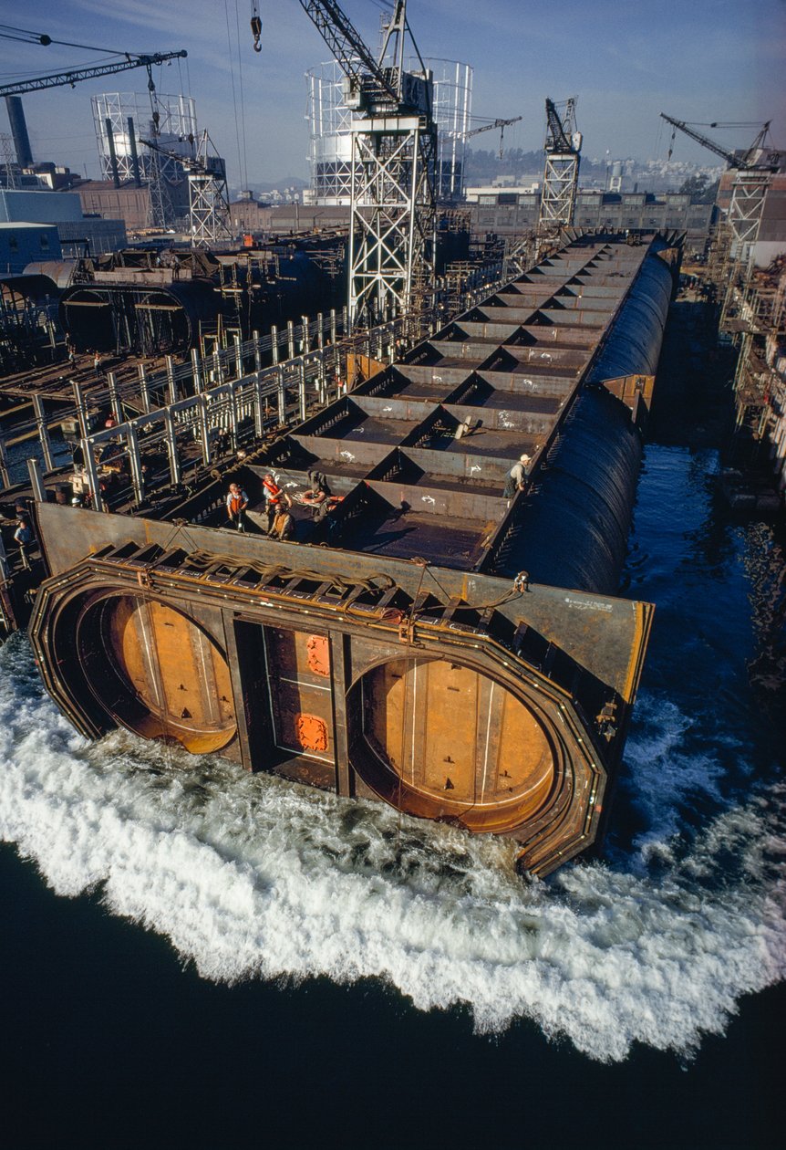 A BART, a Bay Area Rapid Transit tömegközlekedési rendszer alagútjának egy szakasza... alkotó: James L Stanfield