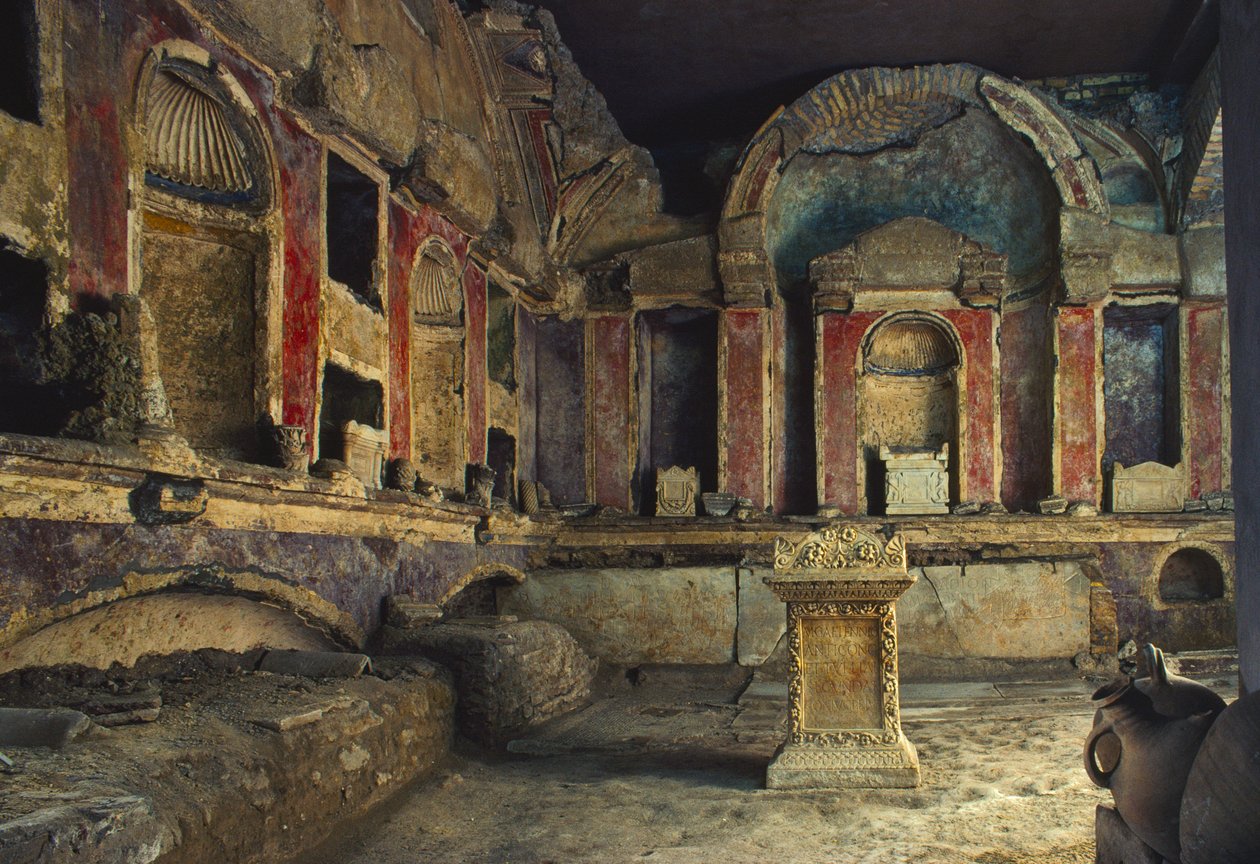 A Szent Péter-bazilika alatti ősi nekropolisz. Szent Péter-bazilika, Vatikánváros. alkotó: James L Stanfield