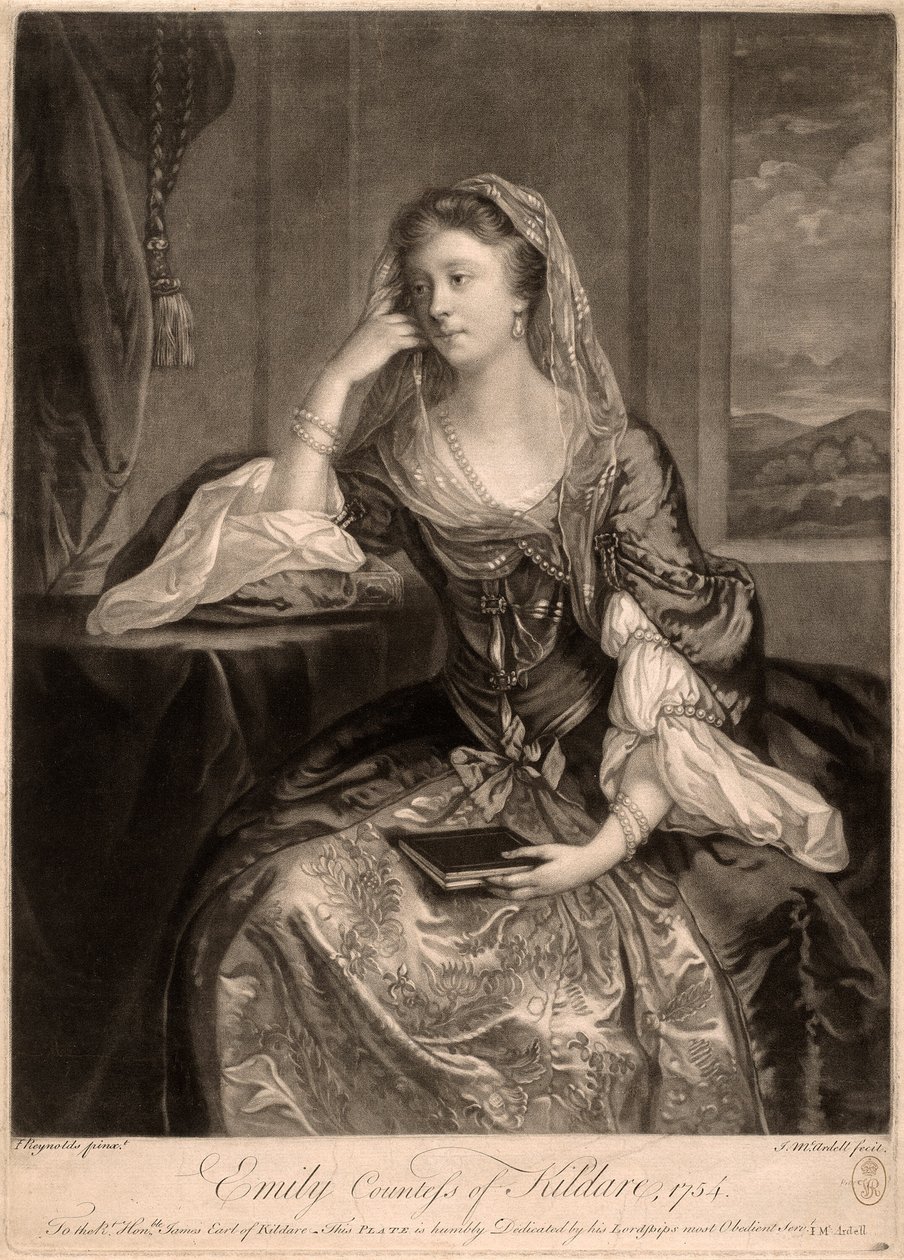 Emily, Kildare grófnője alkotó: James MacArdell