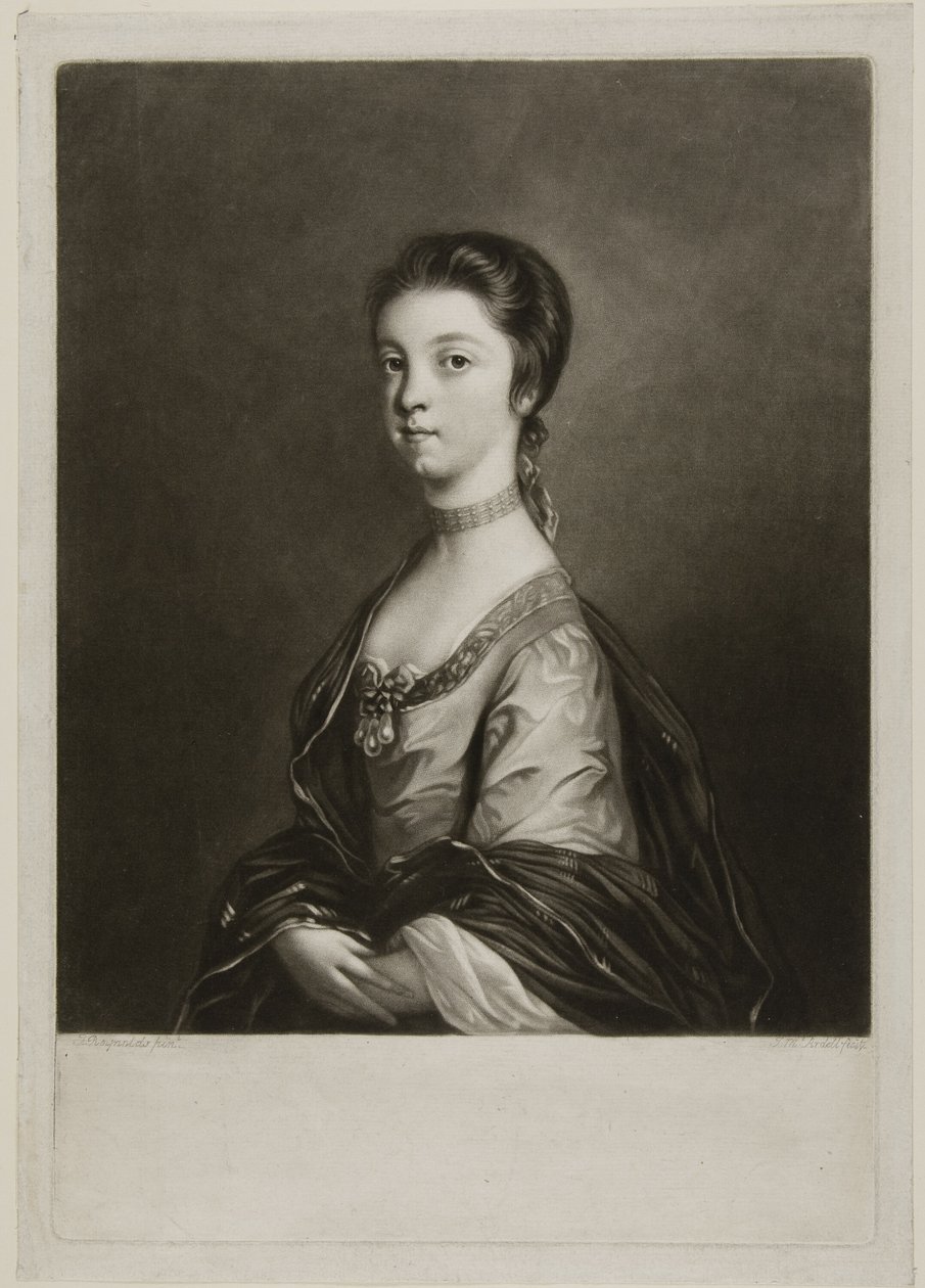 Lady Elizabeth Montagu alkotó: James MacArdell