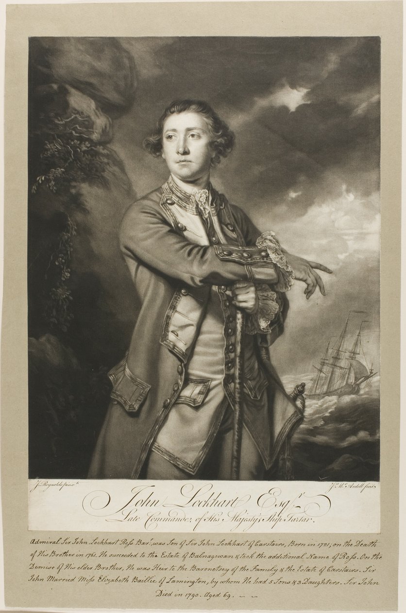 John Lockhart portréja, Esquire alkotó: James MacArdell