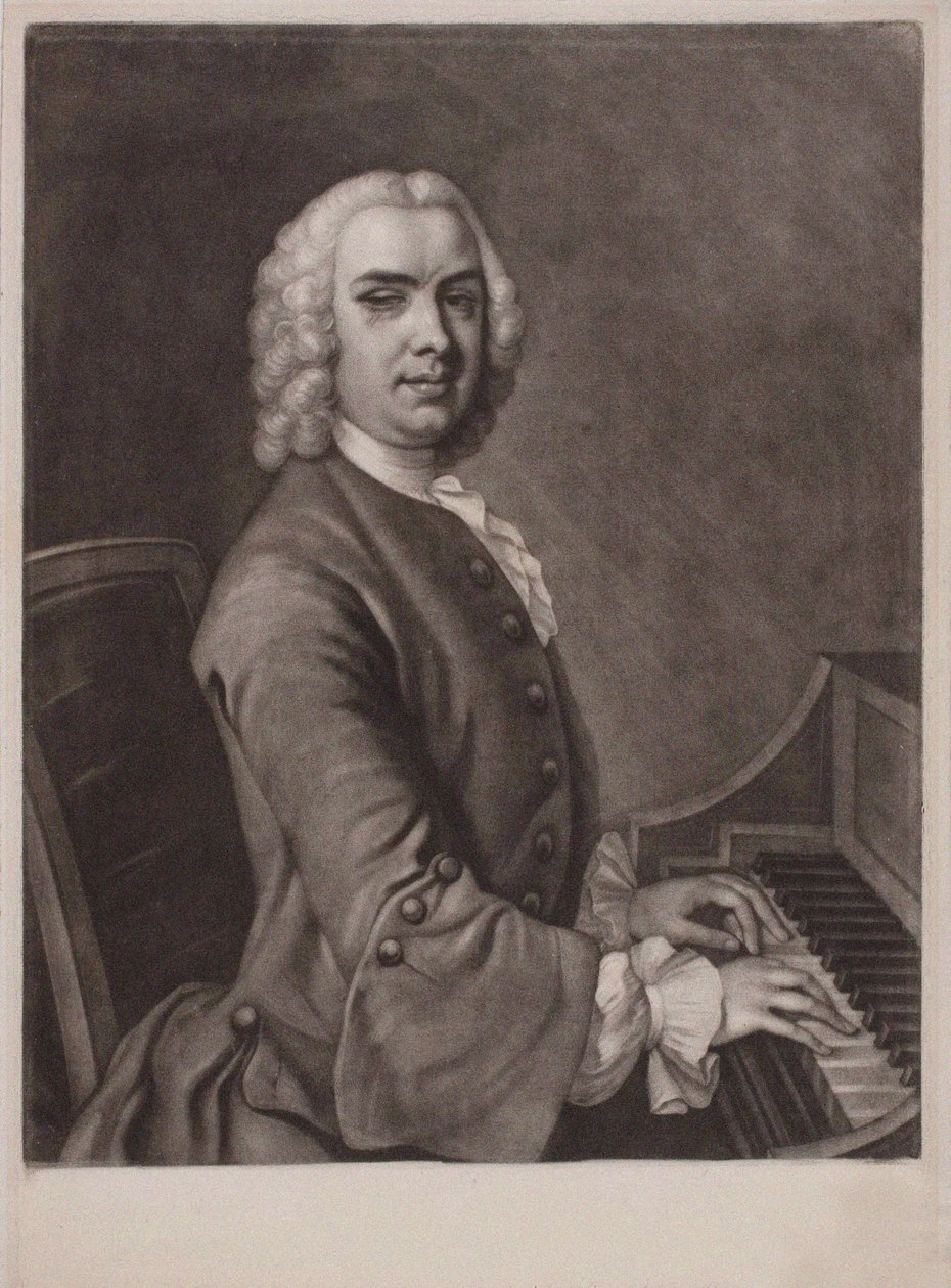 John Stanley orgonista és zeneszerző portréja 1712-1786. alkotó: James MacArdell