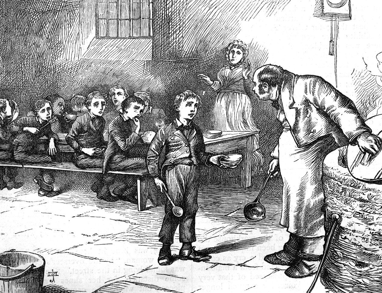 Charles Dickens "Twist Olivér kalandjai" című művében. alkotó: James Mahoney