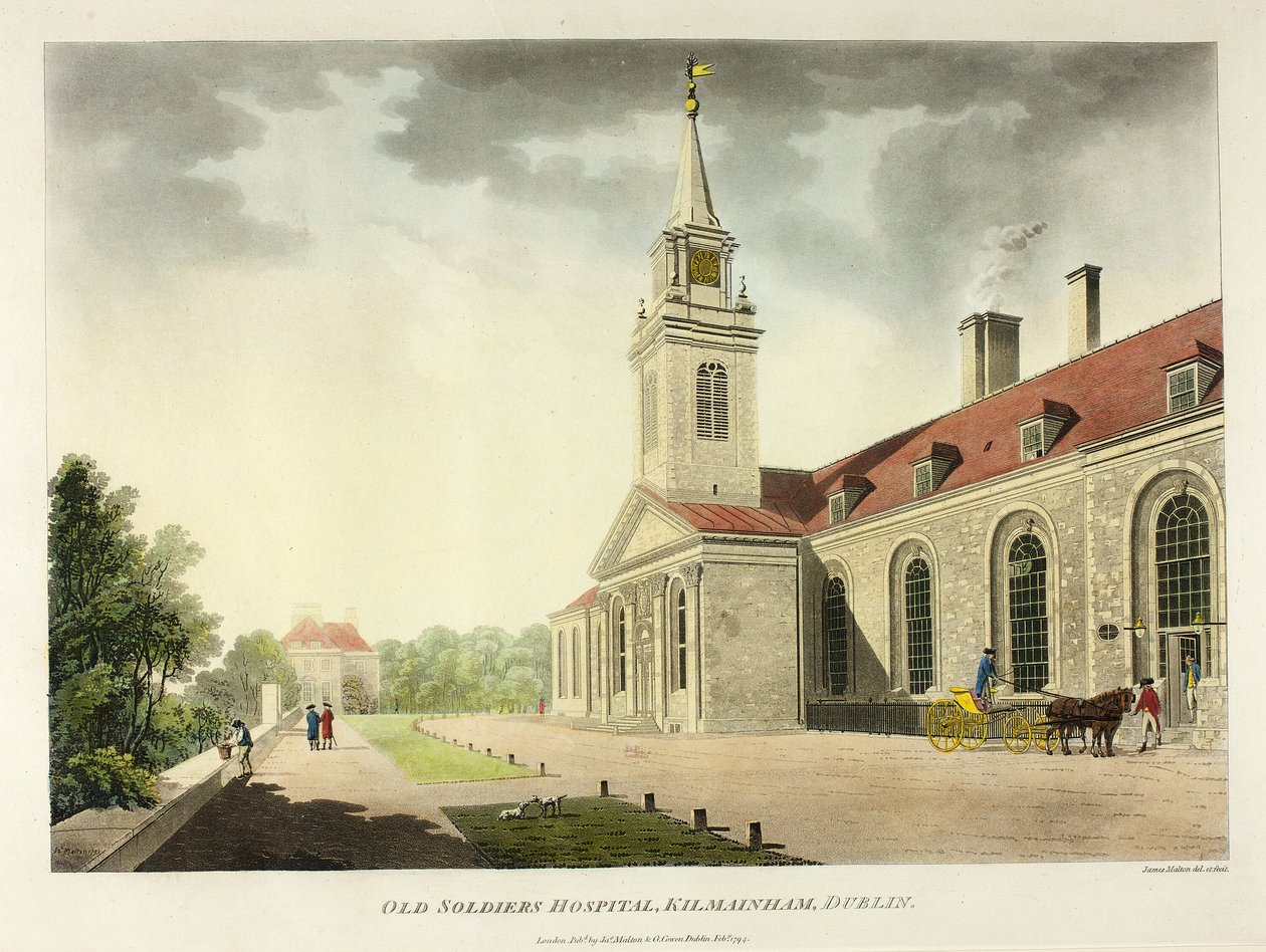 Old Soldiers Hospital, Kilmainham, Dublin alkotó: James Malton