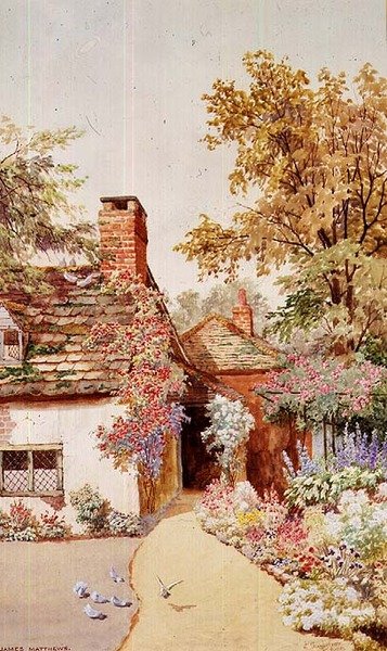 Shamley Green, Surrey (akvarell) alkotó: James Matthews