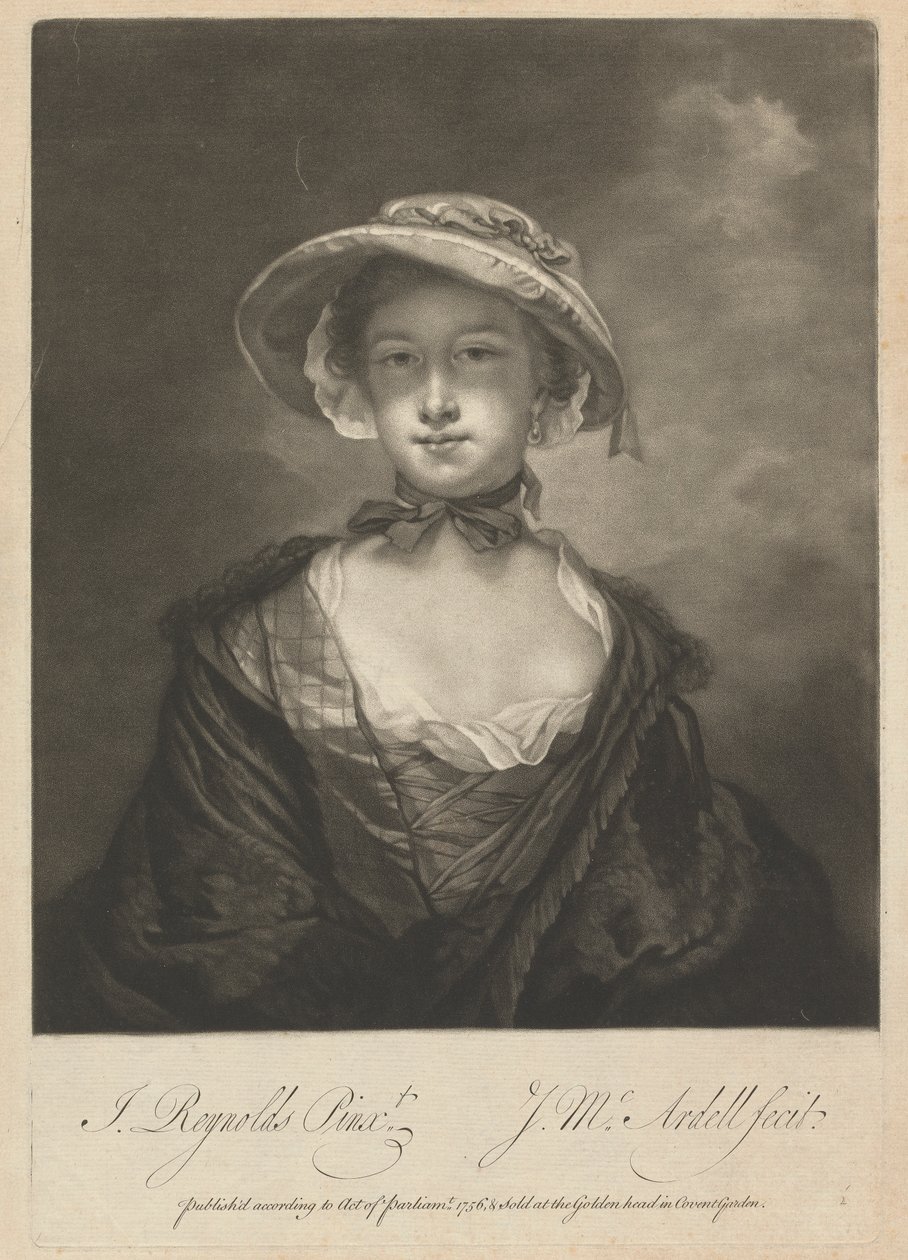 Catherine Chambers (született Moore) alkotó: James McArdell