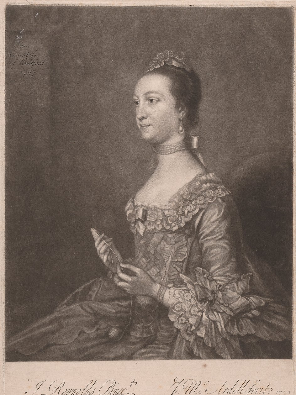 Jane hyndfordi grófnő alkotó: James McArdell