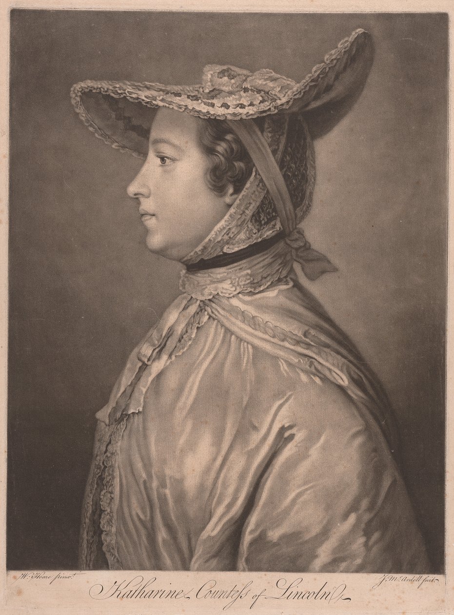 Katharine Lincoln grófnője alkotó: James McArdell