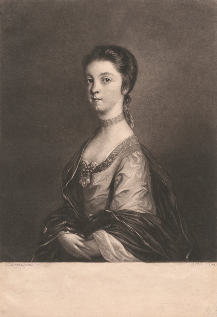 Lady Elizabeth Montagu alkotó: James McArdell