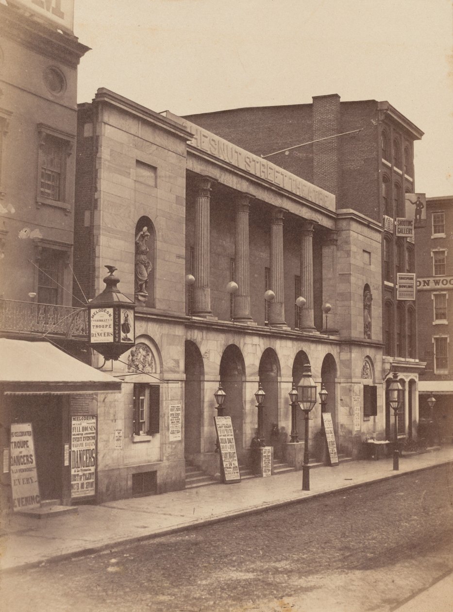 Chestnut Street Theatre, Philadelphia alkotó: James McClees