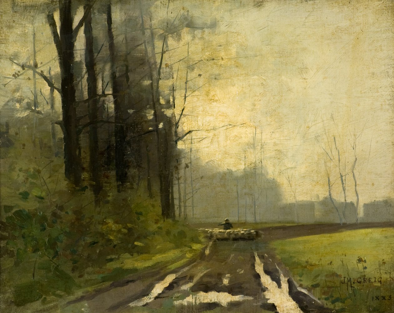 Táj Franciaországban alkotó: James McGavin Greig