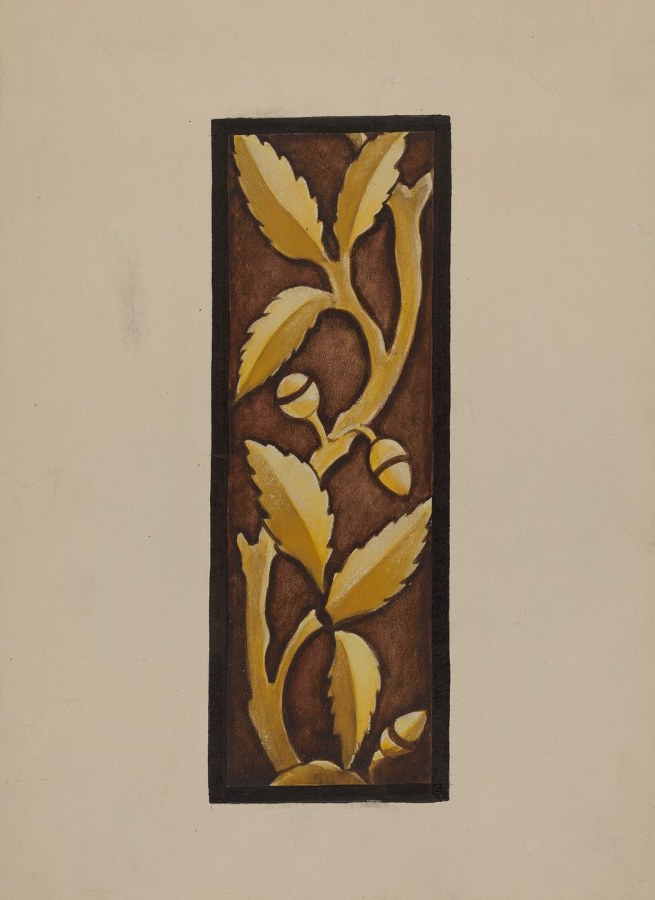Festett üveg - Tengerésztemplom, c. 1937. alkotó: James McLellan
