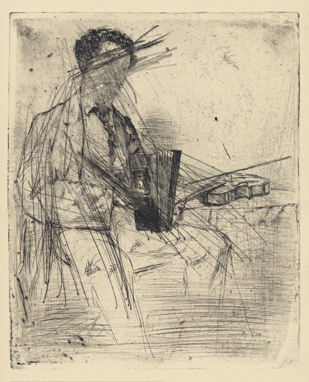 [76] Benyomások Whistler - Ross Winans törölt lemezeiről. alkotó: James Abbott McNeill Whistler
