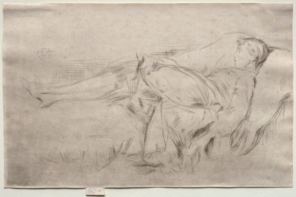 Egy gyermek a kanapén, No. 2 alkotó: James McNeill Whistler