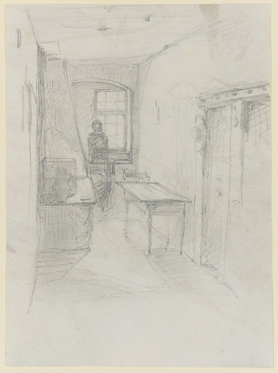 Egy konyha Lutzelbourgban alkotó: James Abbott McNeill Whistler