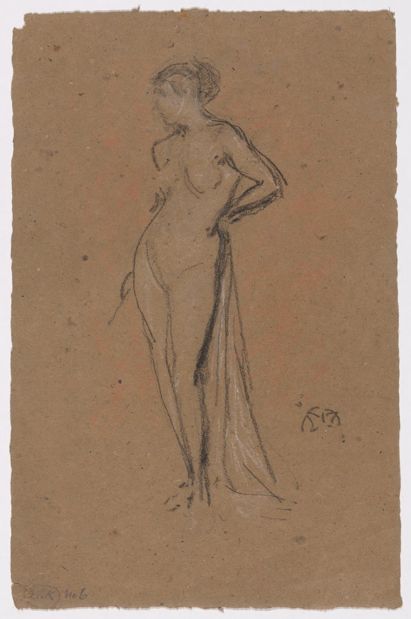 Egy meztelen alak alkotó: James McNeill Whistler