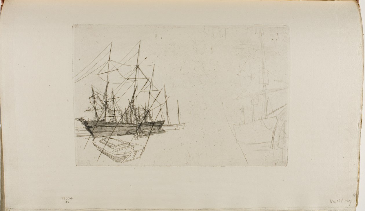 Szállítási vázlat alkotó: James Abbott McNeill Whistler