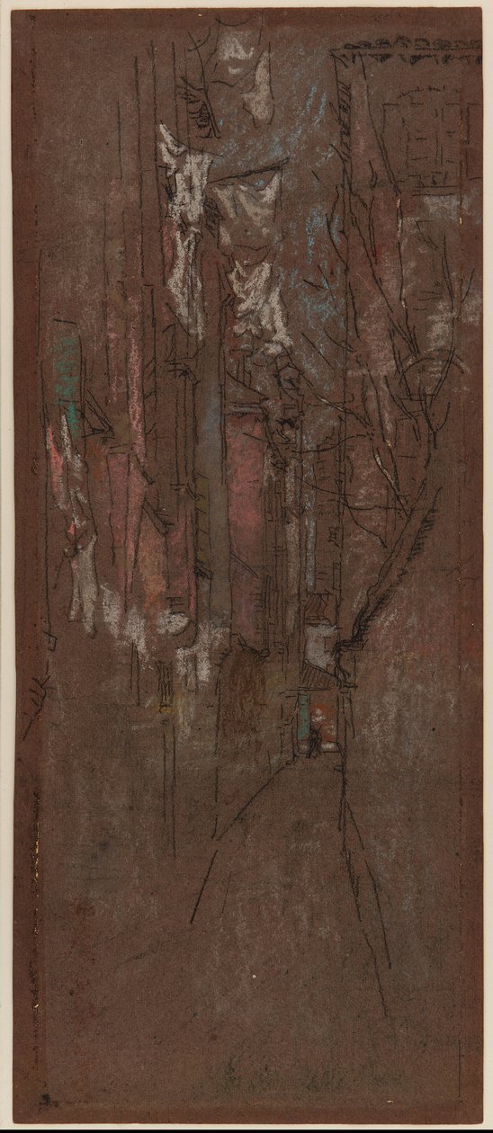 Egy utca Velencében alkotó: James Abbott McNeill Whistler
