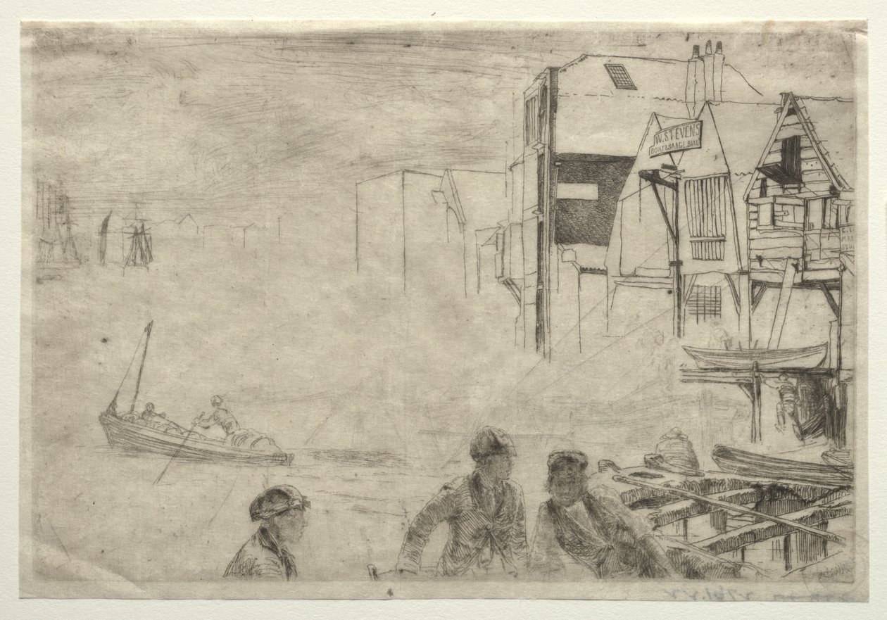 Egy rakpart alkotó: James McNeill Whistler