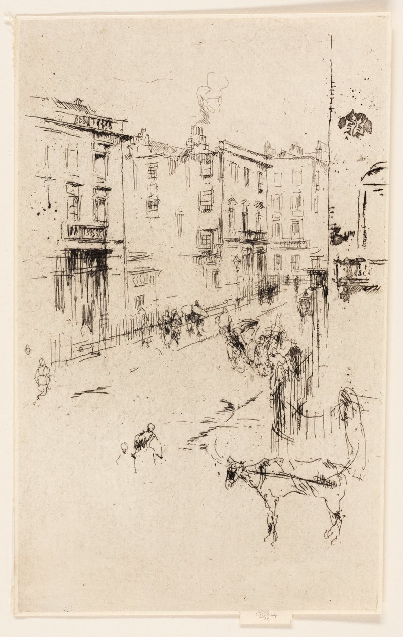 Alderney Street alkotó: James Abbott McNeill Whistler