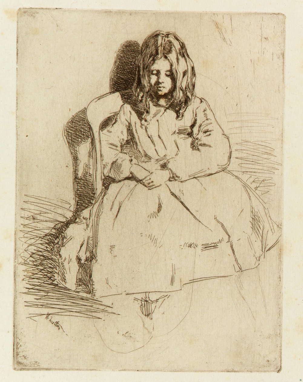Annie, ül alkotó: James Abbott McNeill Whistler