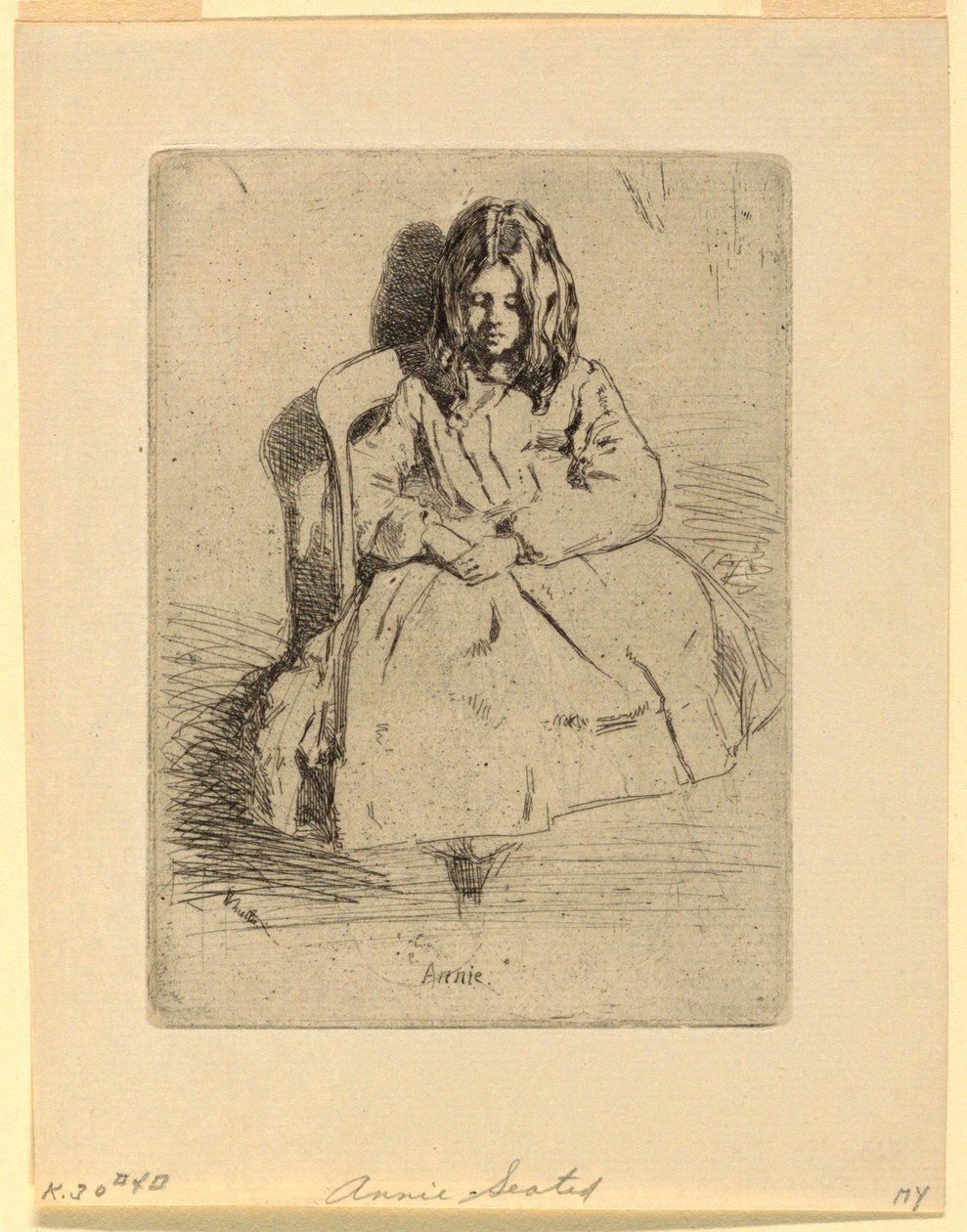 Annie, ül alkotó: James Abbott McNeill Whistler