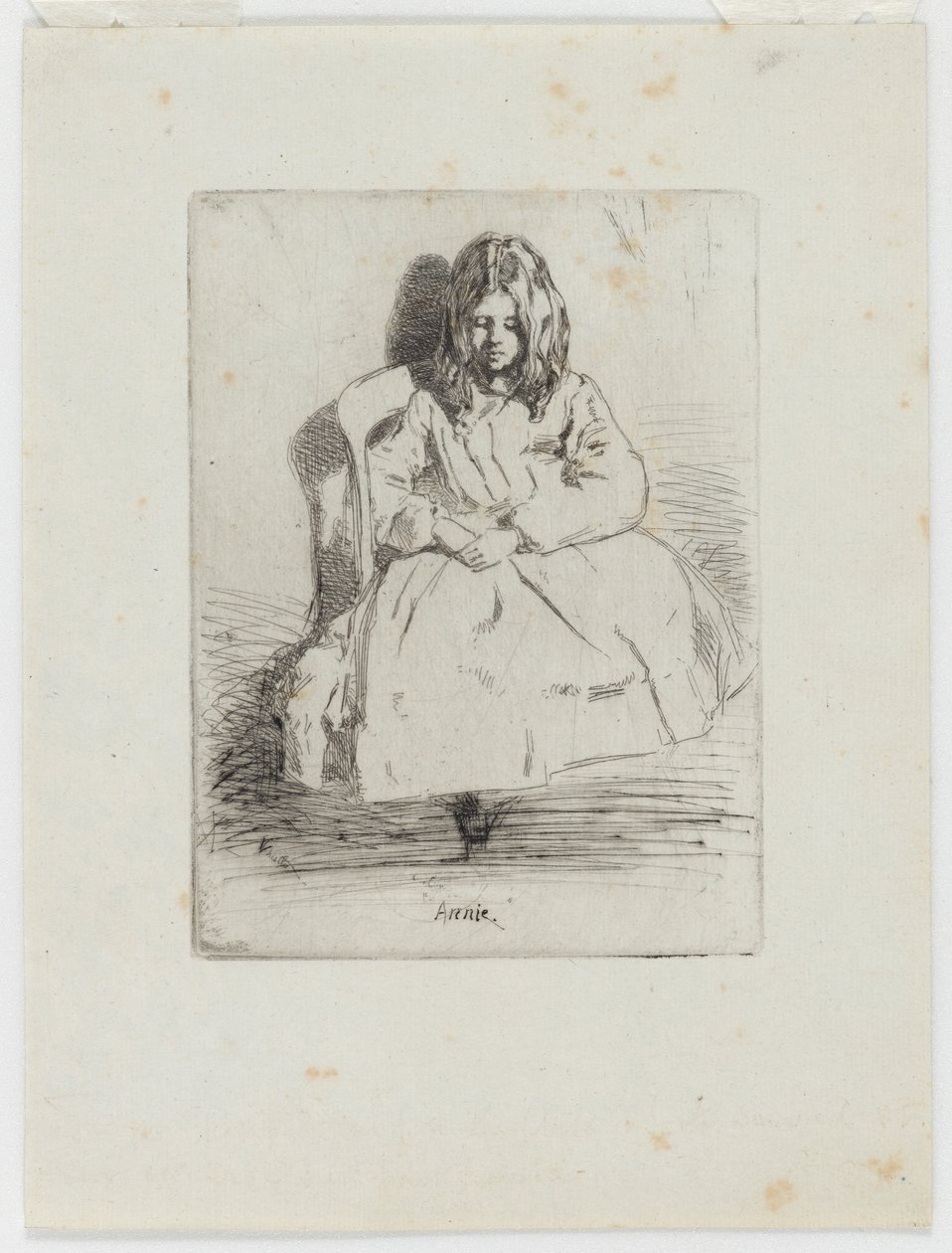 Annie, ül alkotó: James Abbott McNeill Whistler