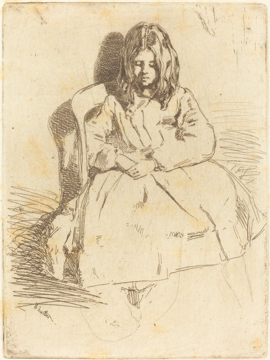 Annie ül alkotó: James Abbott McNeill Whistler
