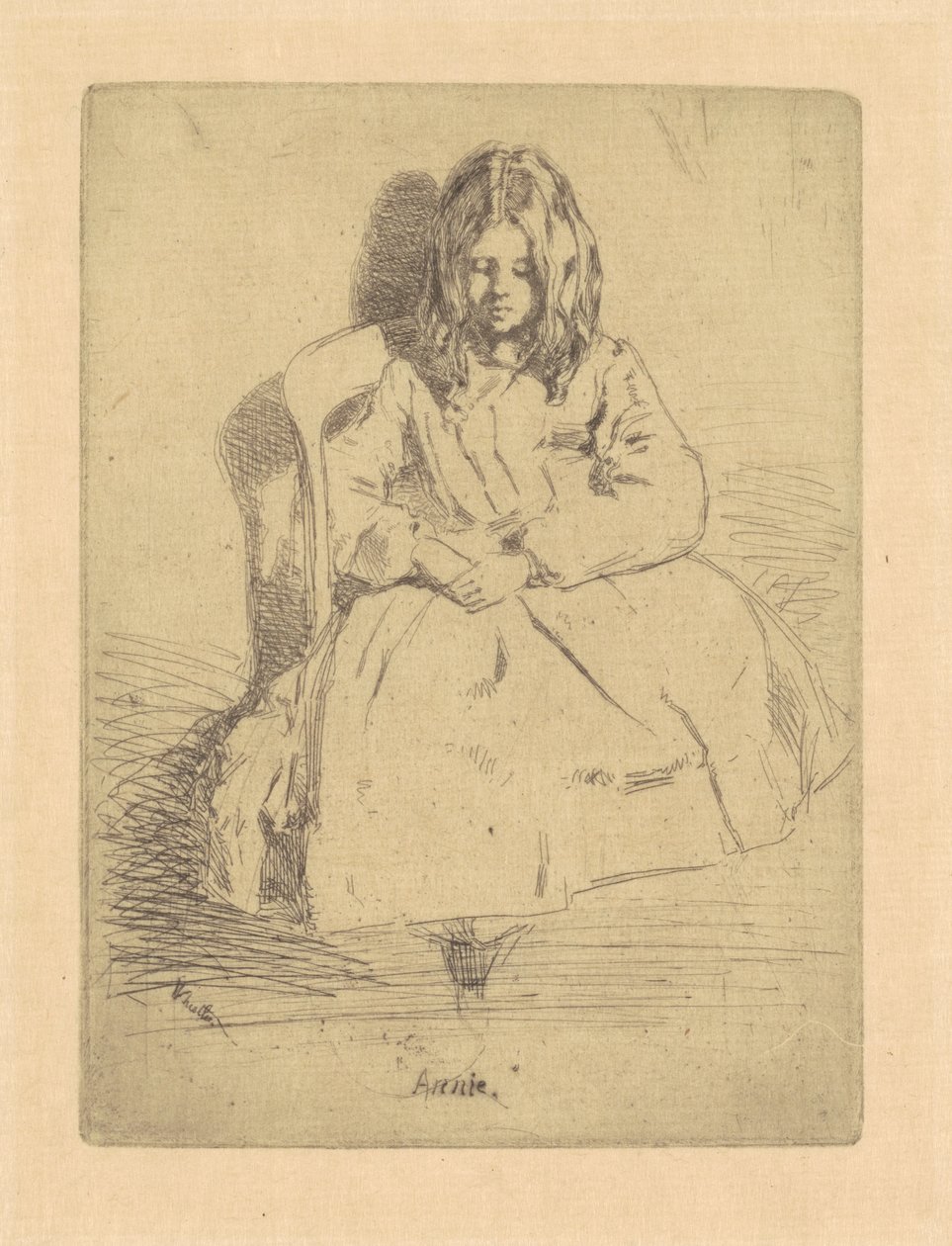 Annie, ül alkotó: James Abbott McNeill Whistler