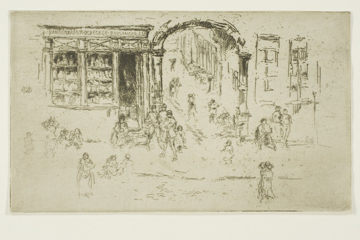 Archway, Brüsszel alkotó: James Abbott McNeill Whistler