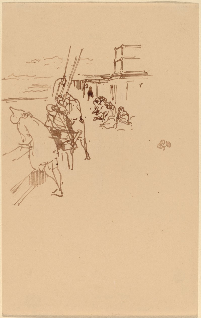 Tengernél alkotó: James Abbott McNeill Whistler