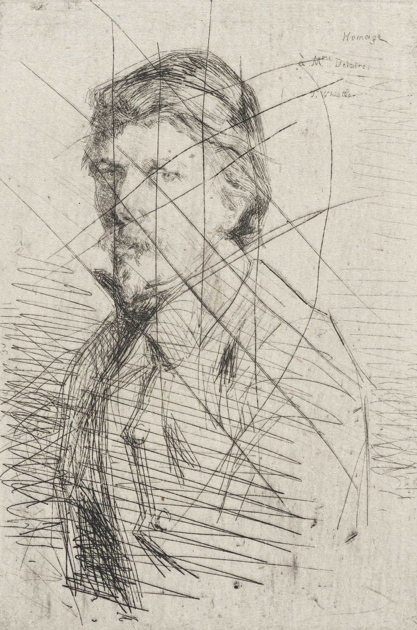August Delatre alkotó: James McNeill Whistler