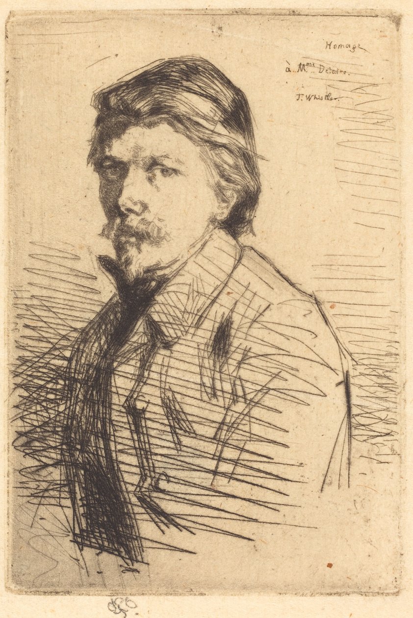 August Delatre alkotó: James McNeill Whistler