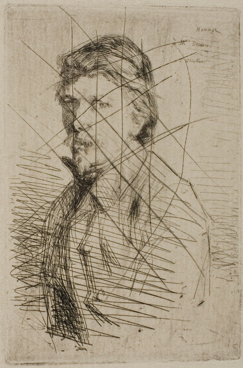 Auguste Delâtre, nyomdász alkotó: James McNeill Whistler