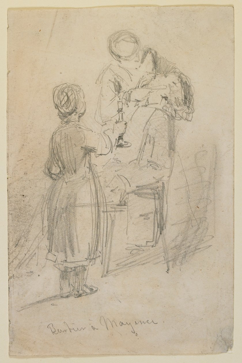 Fodrász Mainzban alkotó: James Abbott McNeill Whistler