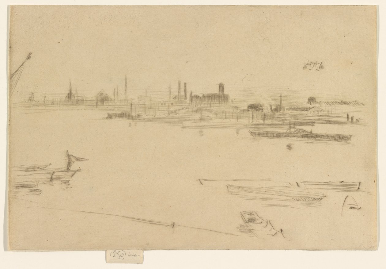 Battersea Morn alkotó: James Abbott McNeill Whistler